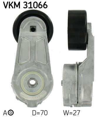 Polea tensora, correa auxiliar servicios SKF ref. VKM 31066